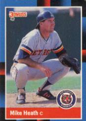 1988 Donruss Baseball Cards    338     Mike Heath